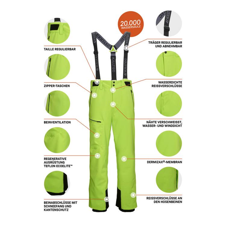 KILLTEC KILLTEC Skihose Herren - Gr&uuml;n2034 - 3 | SportScheck