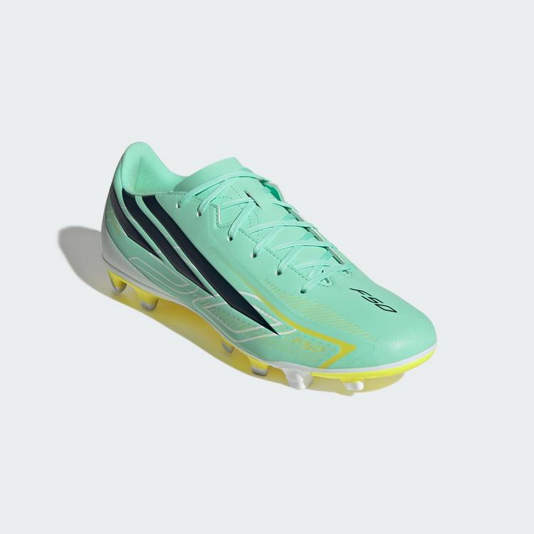 adidas adidas F50 HYPERFAST CLUB Fu&szlig;ballschuh, feste Fu&szlig;ballschuhe - Pulse Mint / Night Navy / Solar Lemon - 2 | SportScheck