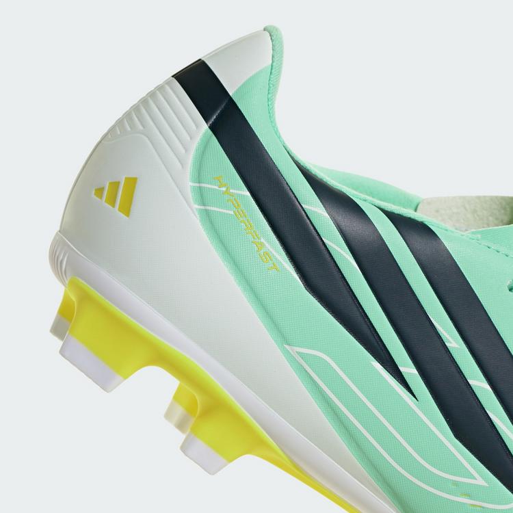 adidas adidas F50 HYPERFAST CLUB Fu&szlig;ballschuh, feste Fu&szlig;ballschuhe - Pulse Mint / Night Navy / Solar Lemon - 5 | SportScheck