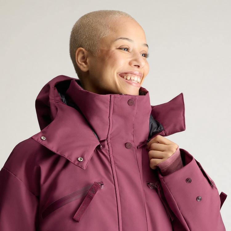 adidas adidas adidas by Stella McCartney, Outdoorjacke Damen - Maroon - 0 | SportScheck