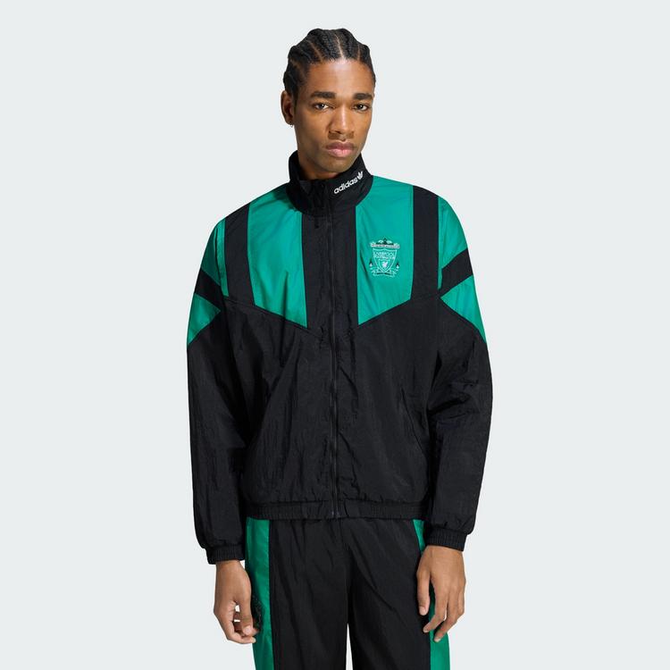 adidas adidas FC Liverpool EQT Trainingsjacke Trainingsjacke Herren - Black / Equipment Green - 0 | SportScheck