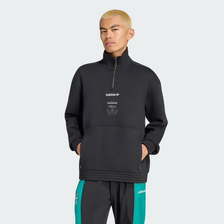 adidas adidas Liverpool FC EQT Oberteil, Sweatshirt Herren - Black - 0 | SportScheck