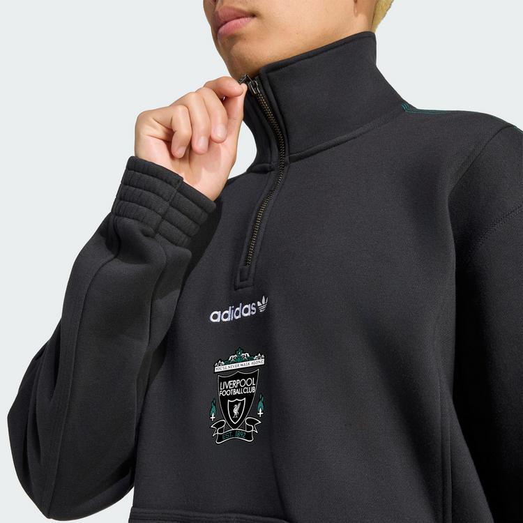 adidas adidas Liverpool FC EQT Oberteil, Sweatshirt Herren - Black - 0 | SportScheck