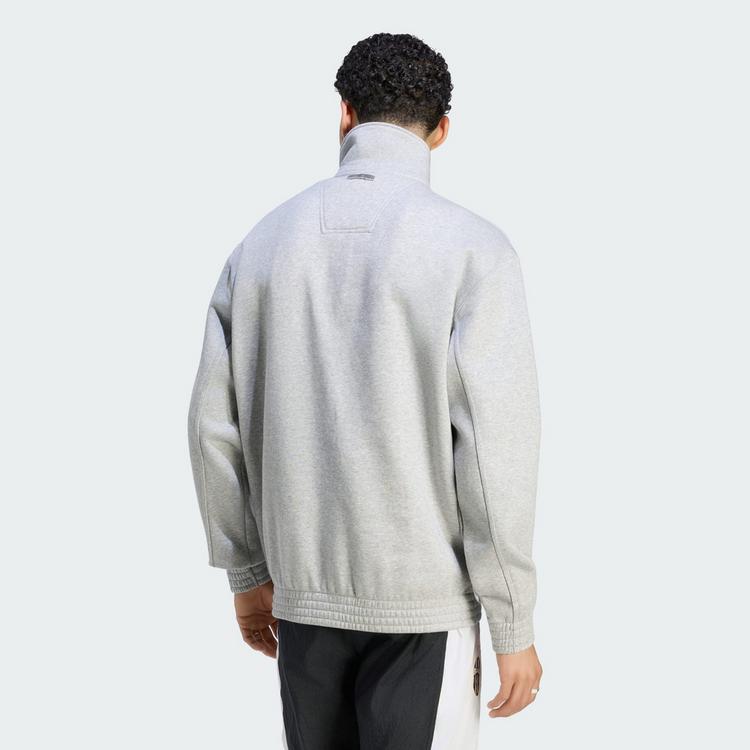 adidas adidas Juventus Turin EQT Top, Rei&szlig;verschluss Sweatshirt Herren - Medium Grey Heather - 1 | SportScheck