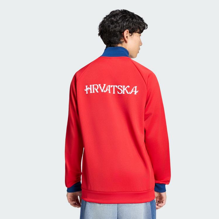 adidas adidas Kroatien Originals Jacke Trainingsjacke Herren - Better Scarlet - 2 | SportScheck