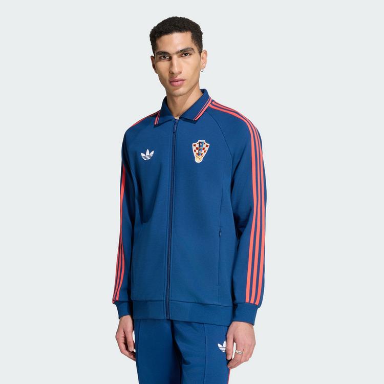 adidas adidas Croatia Away Anthem Jacke Trainingsjacke Herren - Mystery Blue - 1 | SportScheck