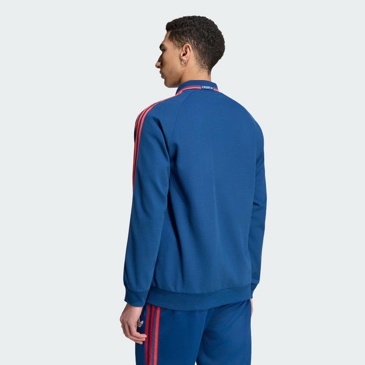 adidas adidas Croatia Away Anthem Jacke Trainingsjacke Herren - Mystery Blue - 2 | SportScheck