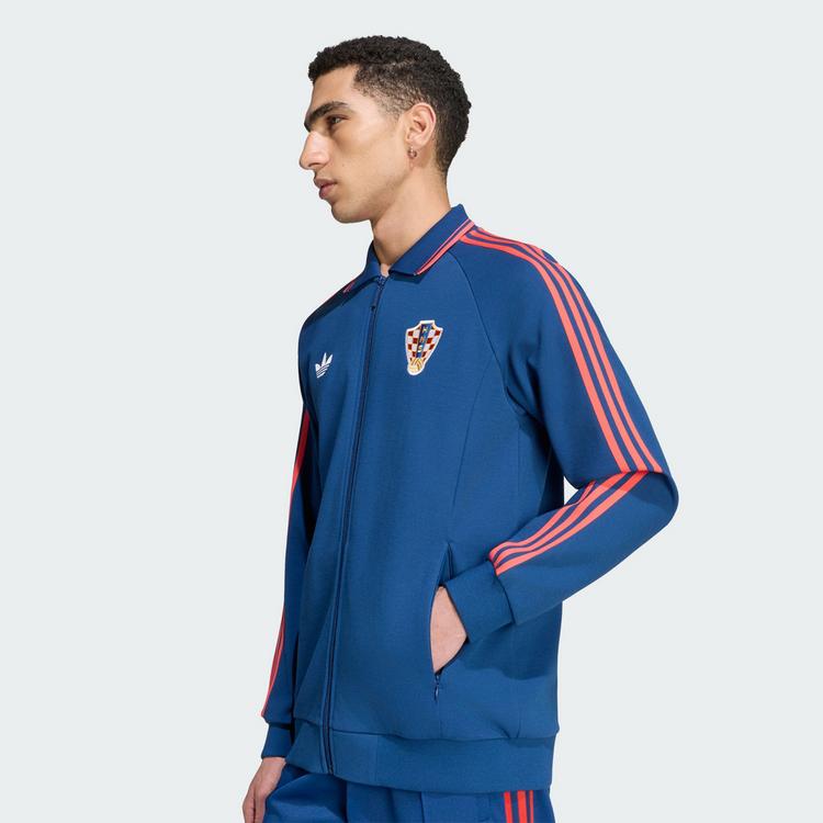 adidas adidas Croatia Away Anthem Jacke Trainingsjacke Herren - Mystery Blue - 1 | SportScheck