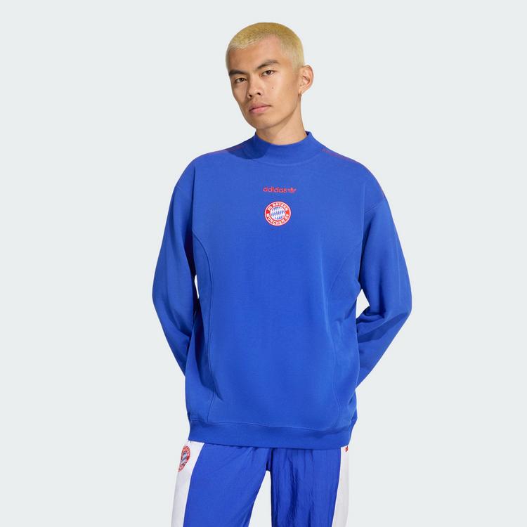 adidas adidas FC Bayern M&uuml;nchen EQT Sweatshirt Sweatshirt Herren - Semi Lucid Blue - 0 | SportScheck