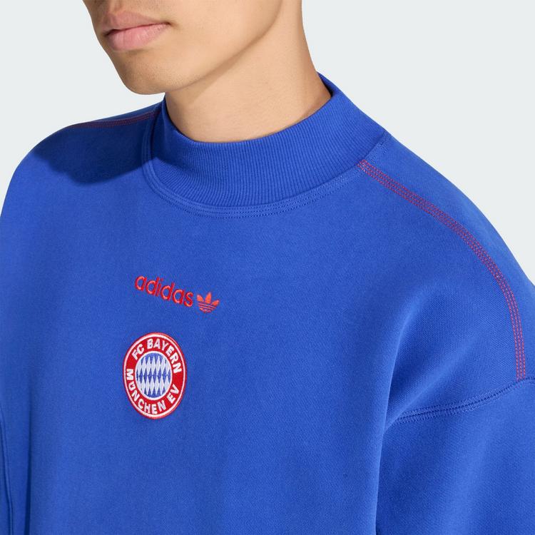 adidas adidas FC Bayern M&uuml;nchen EQT Sweatshirt Sweatshirt Herren - Semi Lucid Blue - 0 | SportScheck