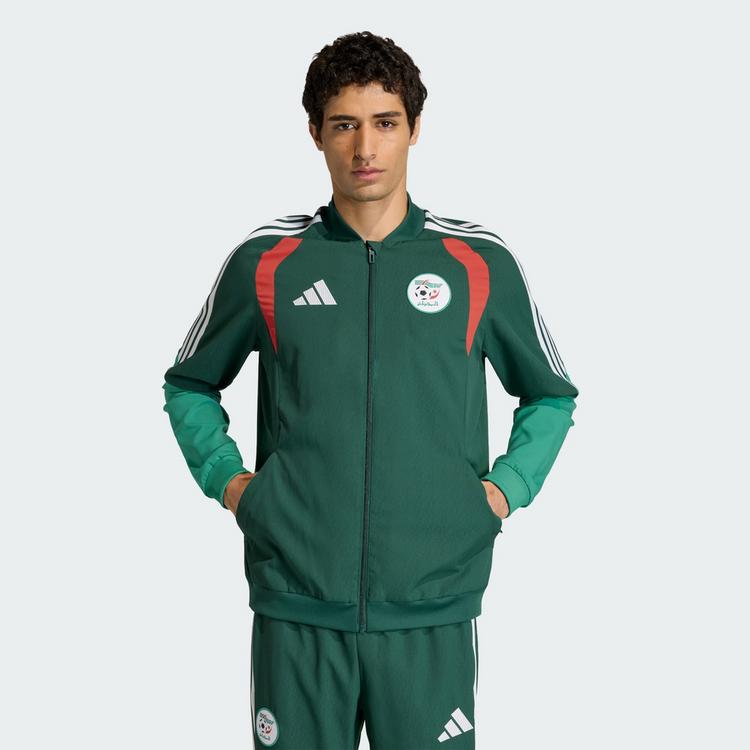 adidas adidas Algerien 26 Pr&auml;sentationsjacke Trainingsjacke Herren - Team Dark Green - 0 | SportScheck