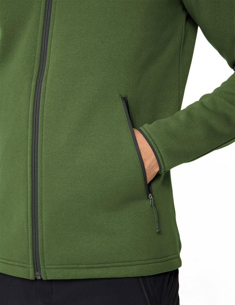 VAUDE VAUDE Men's Idris Fleece Hoody Outdoorjacke Herren - thyme - 0 | SportScheck