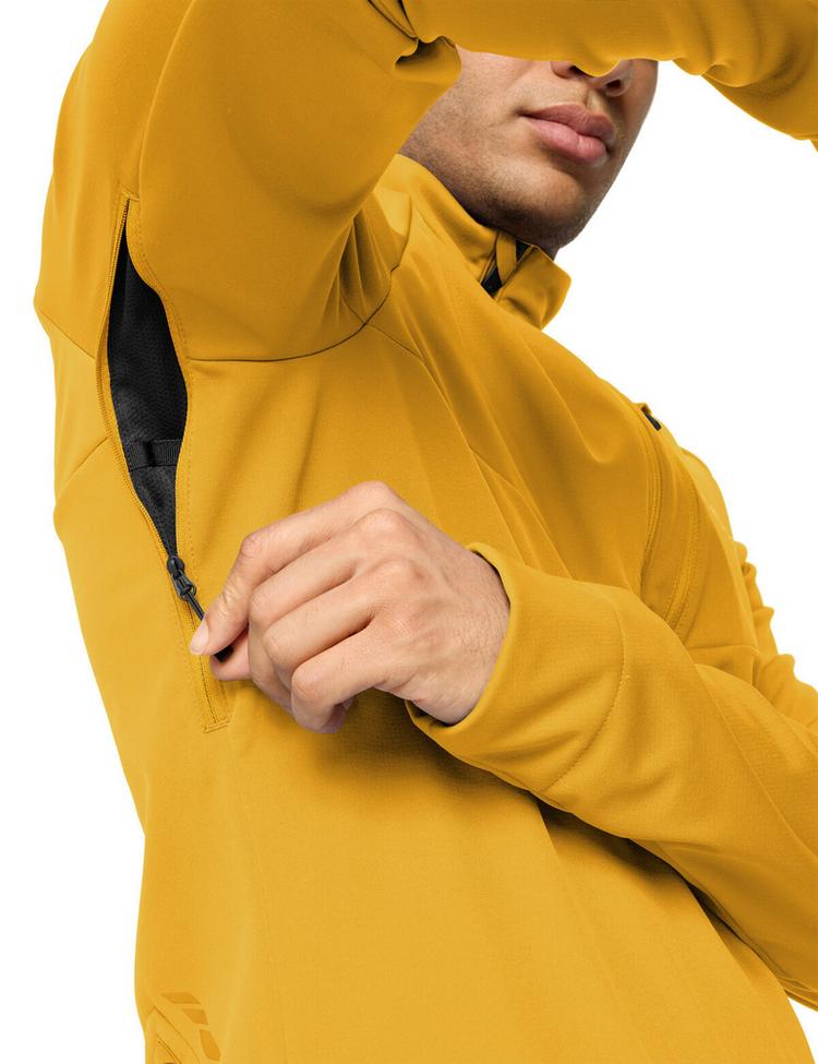 VAUDE VAUDE Men's Posta Softshell Jacket VII Fahrradjacke Herren - saffron - 1 | SportScheck