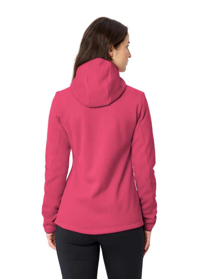 VAUDE VAUDE Women's Idris Fleece Hoody Outdoorjacke Damen - hibiscus pink - 1 | SportScheck
