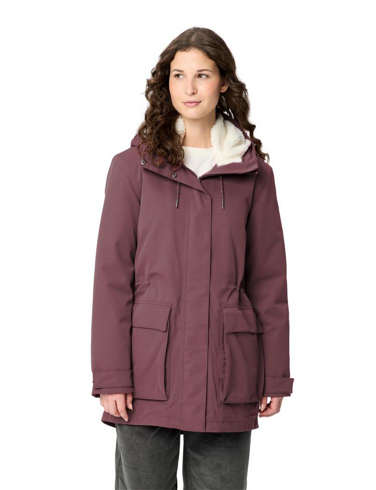VAUDE VAUDE Women's Manukau Parka III Outdoorjacke Damen - ruby dusk - 0 | SportScheck