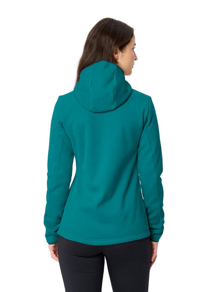 VAUDE VAUDE Women's Idris Fleece Hoody Outdoorjacke Damen - fjord green - 1 | SportScheck