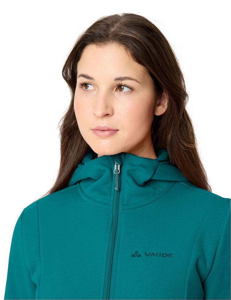 VAUDE VAUDE Women's Idris Fleece Hoody Outdoorjacke Damen - fjord green - 1 | SportScheck