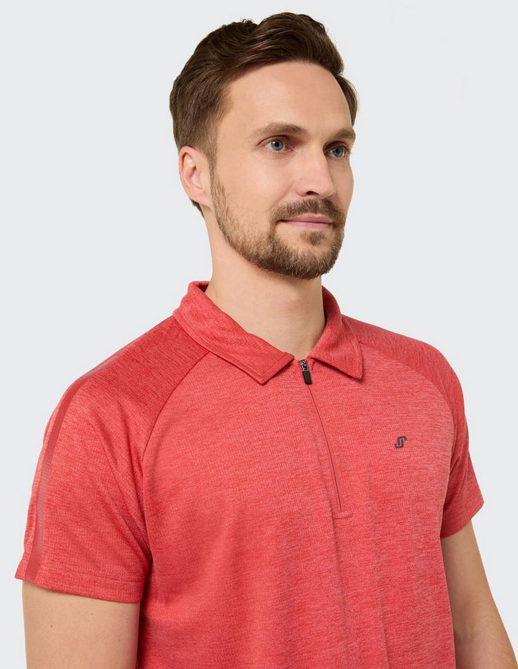 JOY sportswear JOY sportswear IVO Poloshirt Herren - barn red mel - 14 | SportScheck