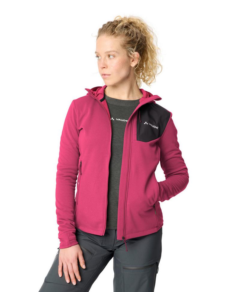 VAUDE VAUDE Women's Monviso Fleece Jacket III Outdoorjacke Damen - hibiscus pink - 2 | SportScheck