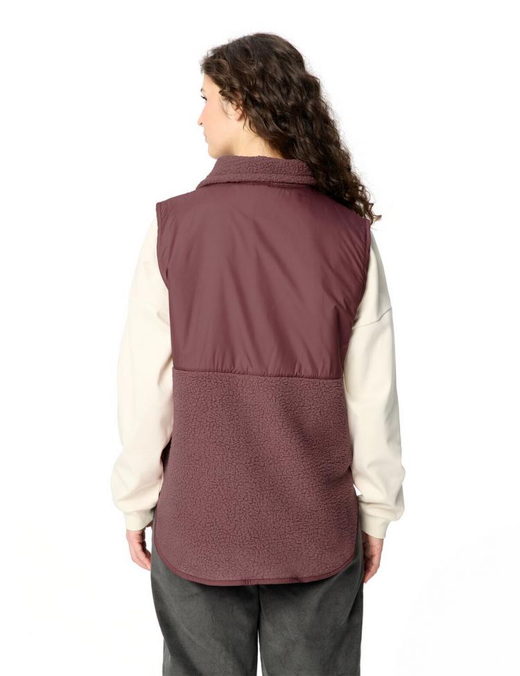 VAUDE VAUDE Women's Najun Fleece Vest Outdoorweste Damen - ruby dusk - 1 | SportScheck
