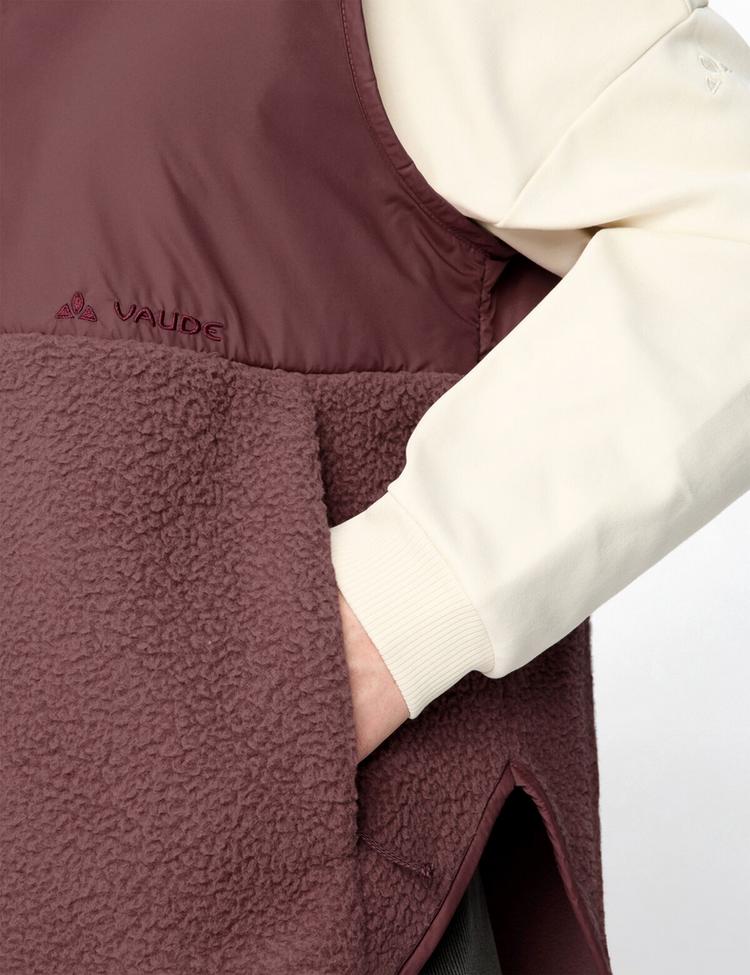 VAUDE VAUDE Women's Najun Fleece Vest Outdoorweste Damen - ruby dusk - 0 | SportScheck