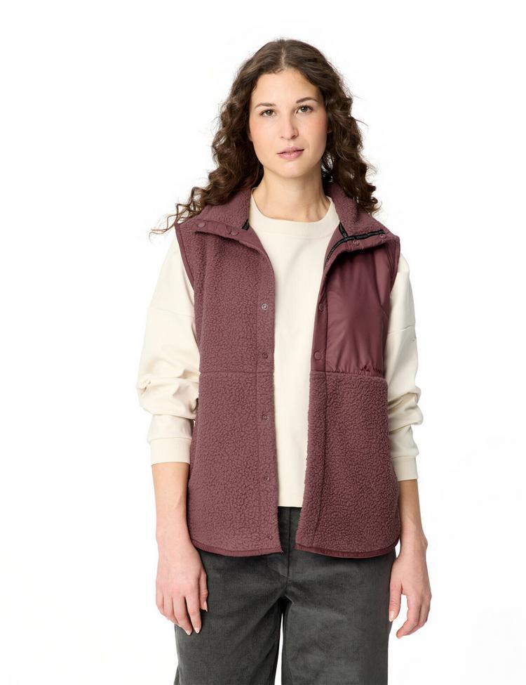 VAUDE VAUDE Women's Najun Fleece Vest Outdoorweste Damen - ruby dusk - 2 | SportScheck