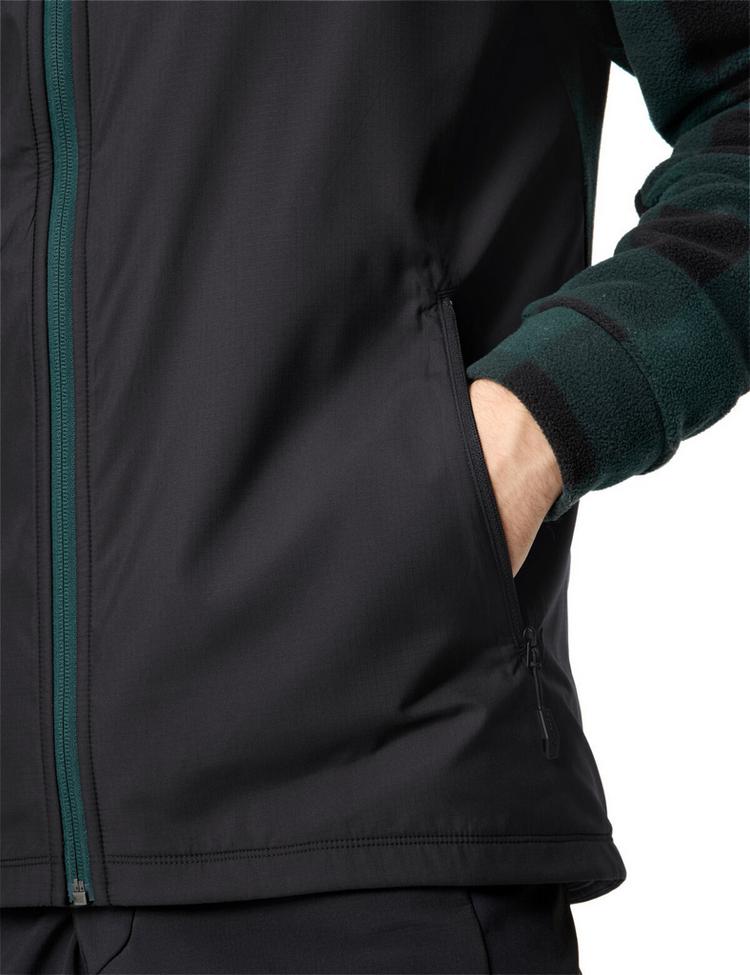 VAUDE VAUDE Men's Minaki Mid Jacket II Fahrradjacke Herren - black/deep pond - 0 | SportScheck