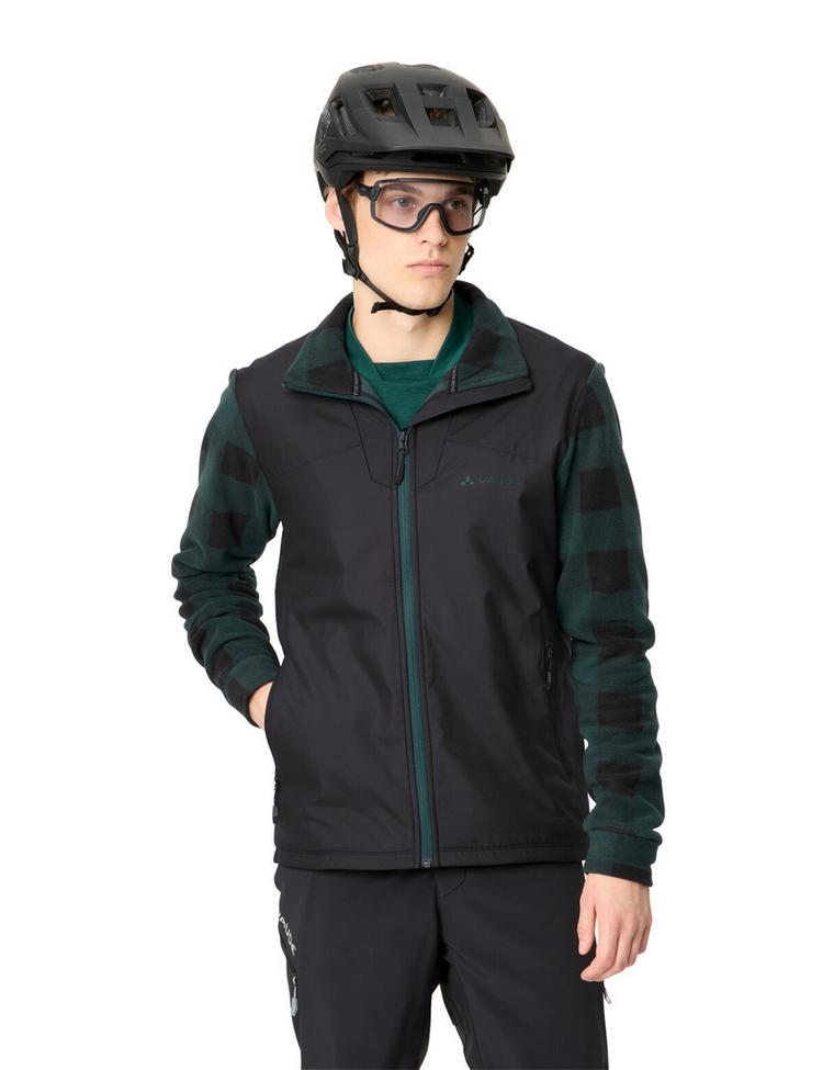 VAUDE VAUDE Men's Minaki Mid Jacket II Fahrradjacke Herren - black/deep pond - 2 | SportScheck