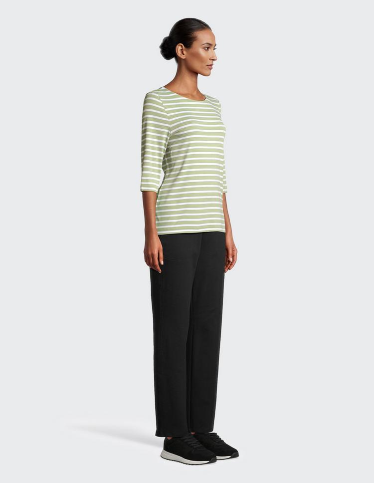 JOY sportswear JOY sportswear CARINA T-Shirt Damen - salbei stripes - 1 | SportScheck