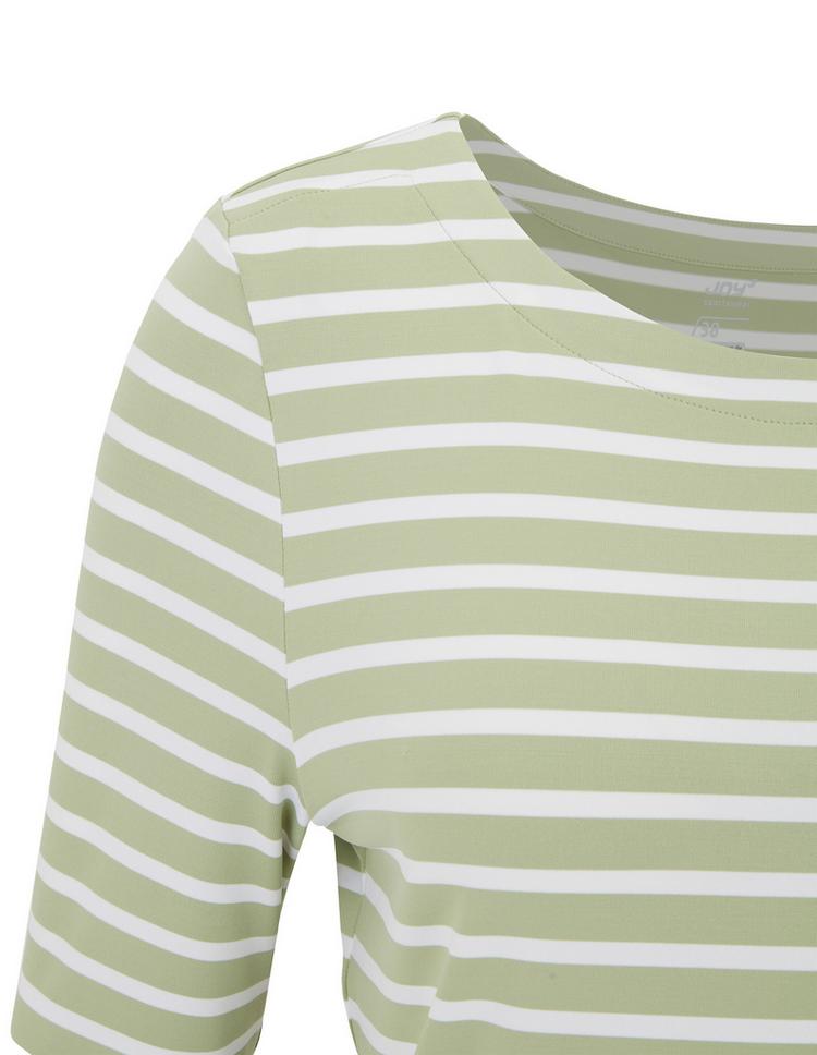 JOY sportswear JOY sportswear CARINA T-Shirt Damen - salbei stripes - 7 | SportScheck
