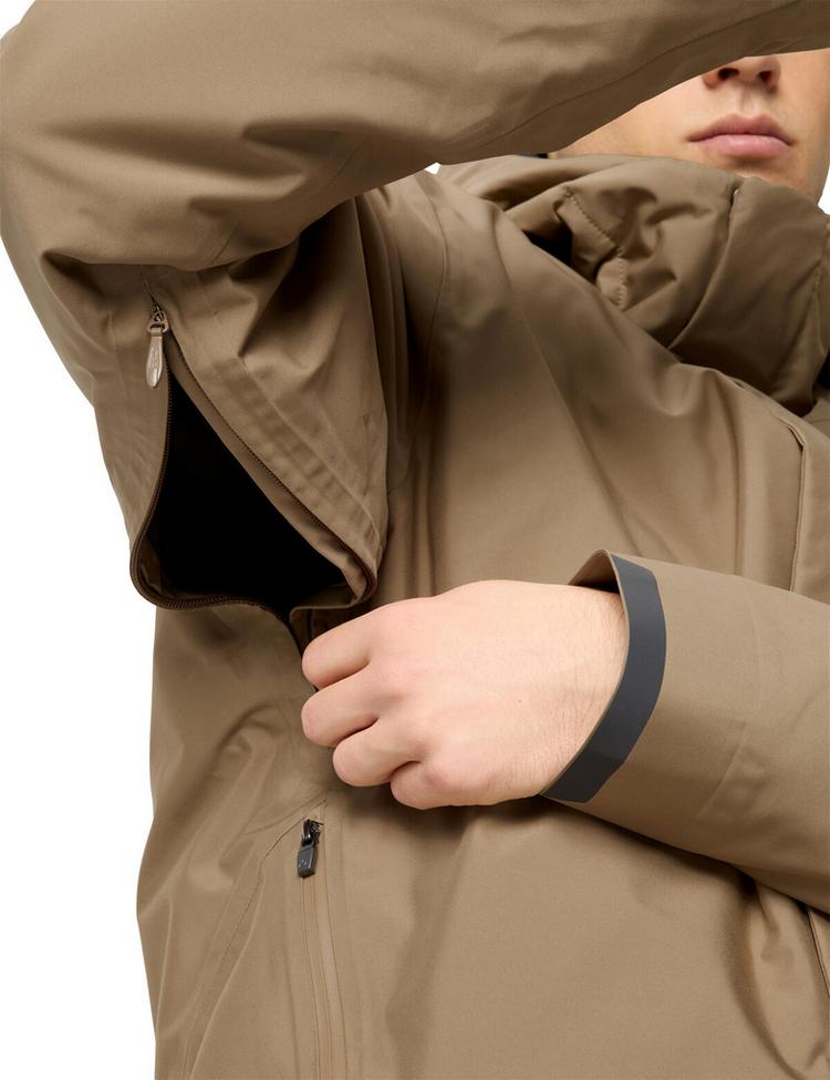 VAUDE VAUDE Men's Cyclist Warm Rain Jacket II Fahrradjacke Herren - oat - 1 | SportScheck