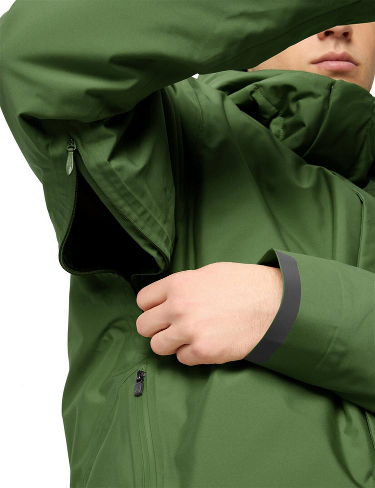VAUDE VAUDE Men's Cyclist Warm Rain Jacket II Fahrradjacke Herren - thyme - 1 | SportScheck