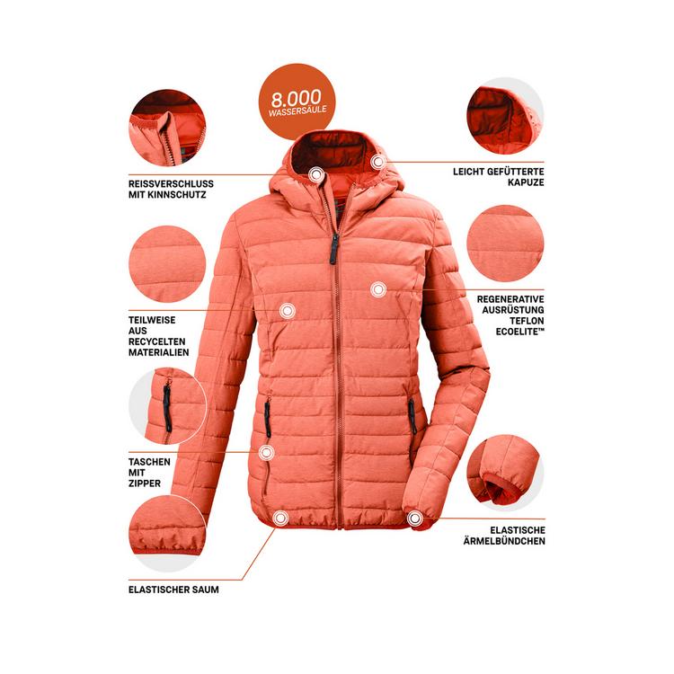 G.I.G.A. DX by killtec G.I.G.A. DX by killtec GW 49 WMN QLTD JCKT Softshelljacke Damen - Rose4013 - 3 | SportScheck