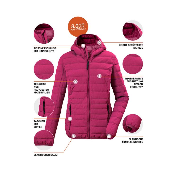 G.I.G.A. DX by killtec G.I.G.A. DX by killtec GW 49 WMN QLTD JCKT Softshelljacke Damen - Rose4034 - 3 | SportScheck