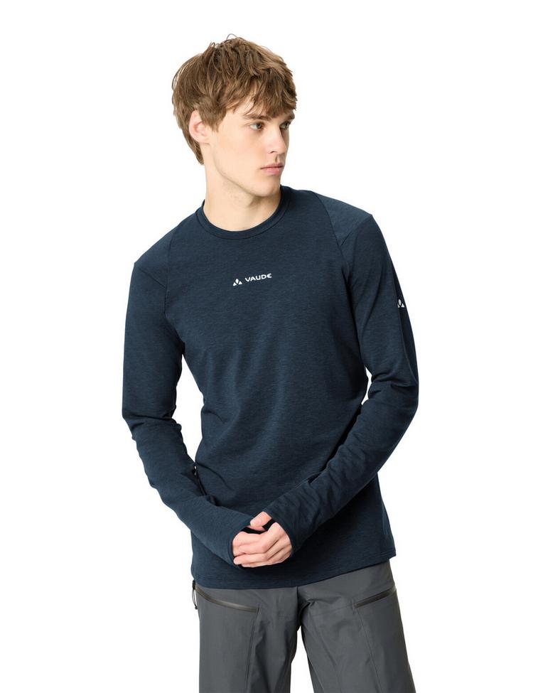 VAUDE VAUDE Men's Monviso Crew Neck Sweatshirt Herren - dark sea - 0 | SportScheck