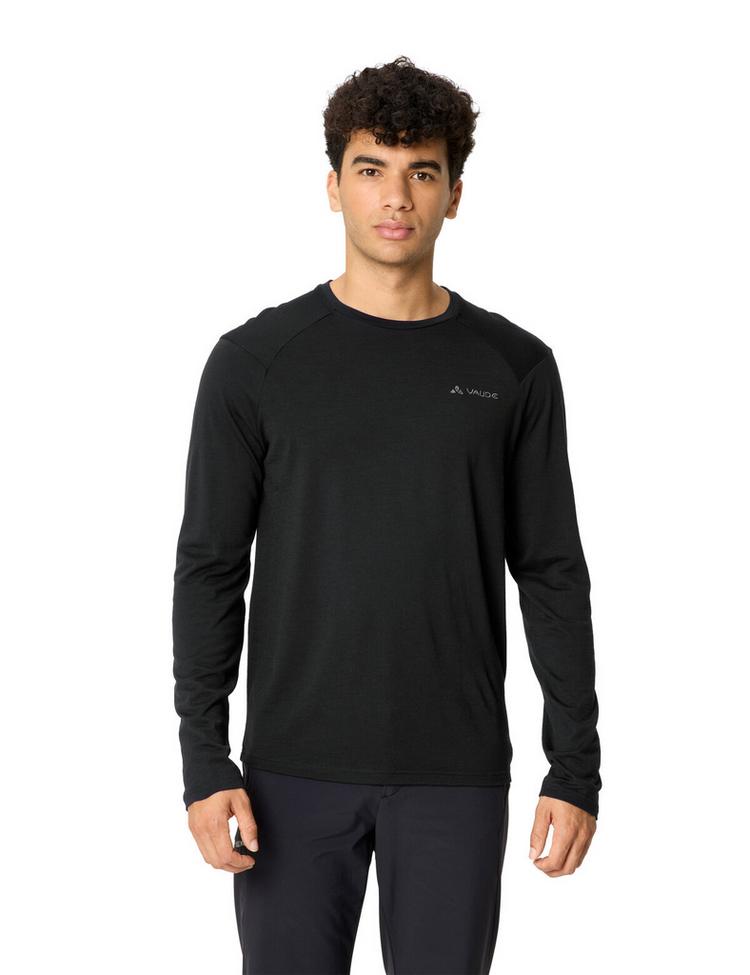 VAUDE VAUDE Men's Essential Wool LS T-Shirt T-Shirt Herren - black - 0 | SportScheck