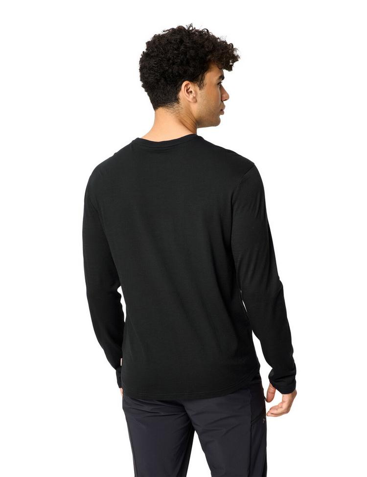 VAUDE VAUDE Men's Essential Wool LS T-Shirt T-Shirt Herren - black - 1 | SportScheck