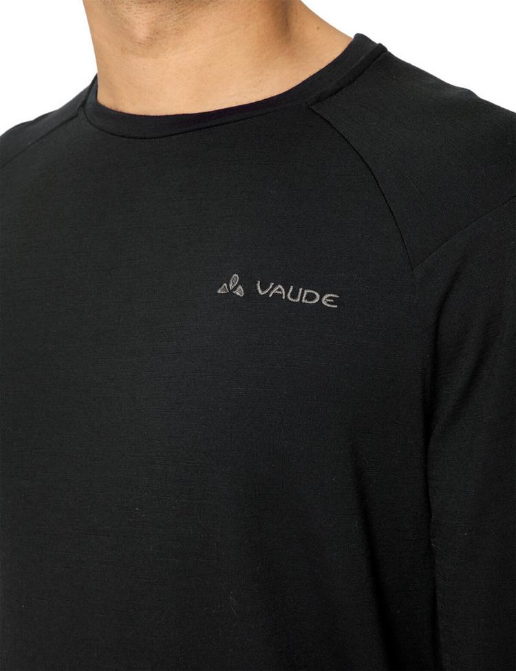 VAUDE VAUDE Men's Essential Wool LS T-Shirt T-Shirt Herren - black - 1 | SportScheck