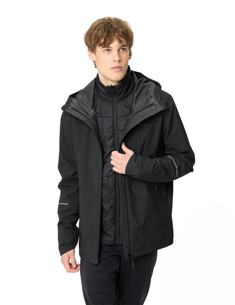 VAUDE VAUDE Men's Yaras 3in1 Jacket II Fahrradjacke Herren - black - 4 | SportScheck