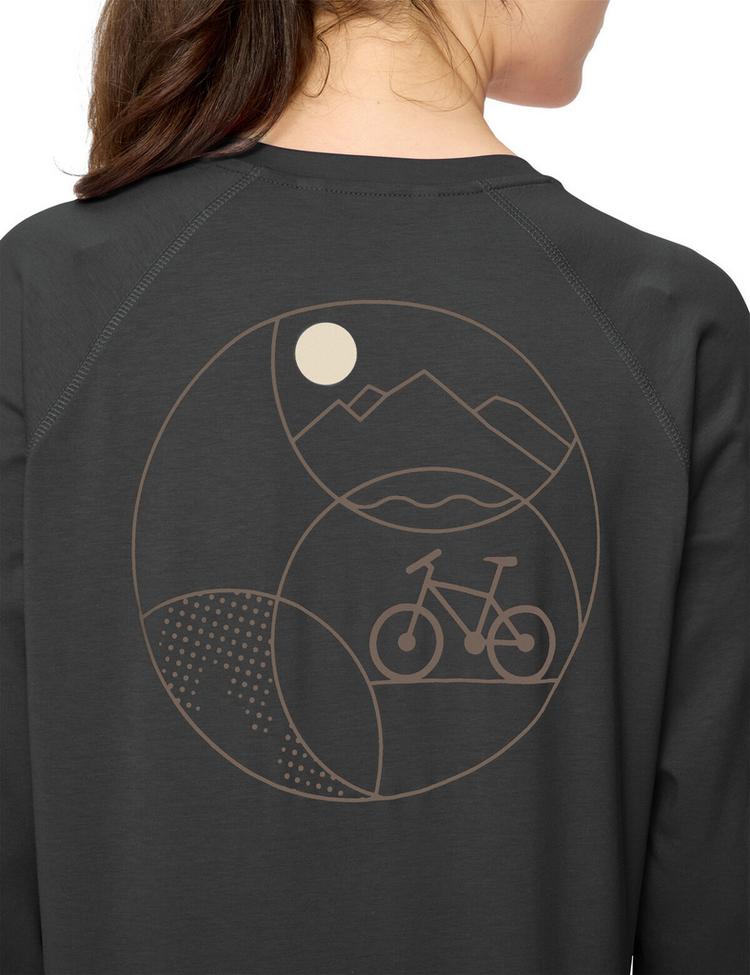 VAUDE VAUDE Women's Cyclist LS T-Shirt T-Shirt Damen - graphite - 1 | SportScheck