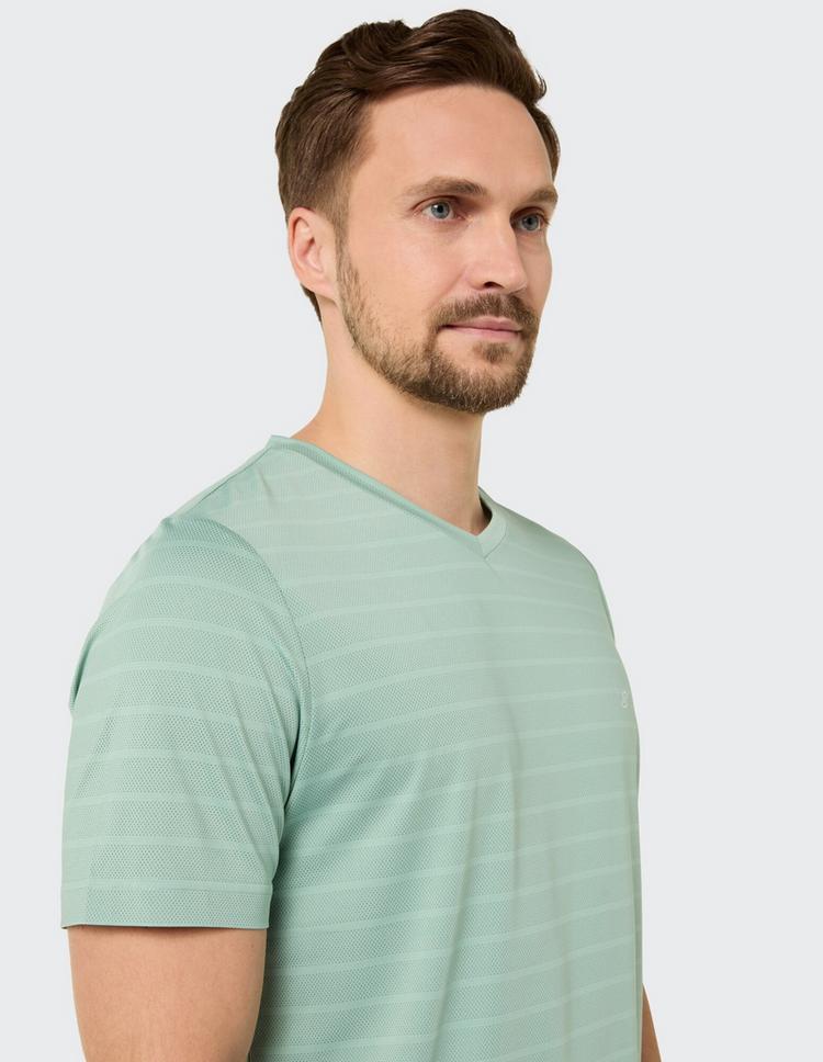 JOY sportswear JOY sportswear ALDO T-Shirt Herren - grey sky stripes - 11 | SportScheck