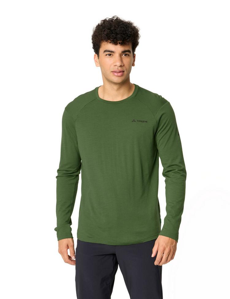 VAUDE VAUDE Men's Essential Wool LS T-Shirt T-Shirt Herren - thyme - 0 | SportScheck