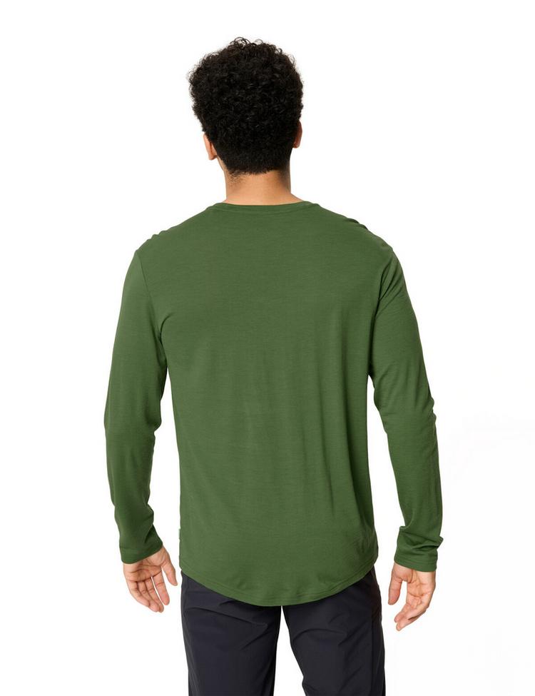 VAUDE VAUDE Men's Essential Wool LS T-Shirt T-Shirt Herren - thyme - 1 | SportScheck