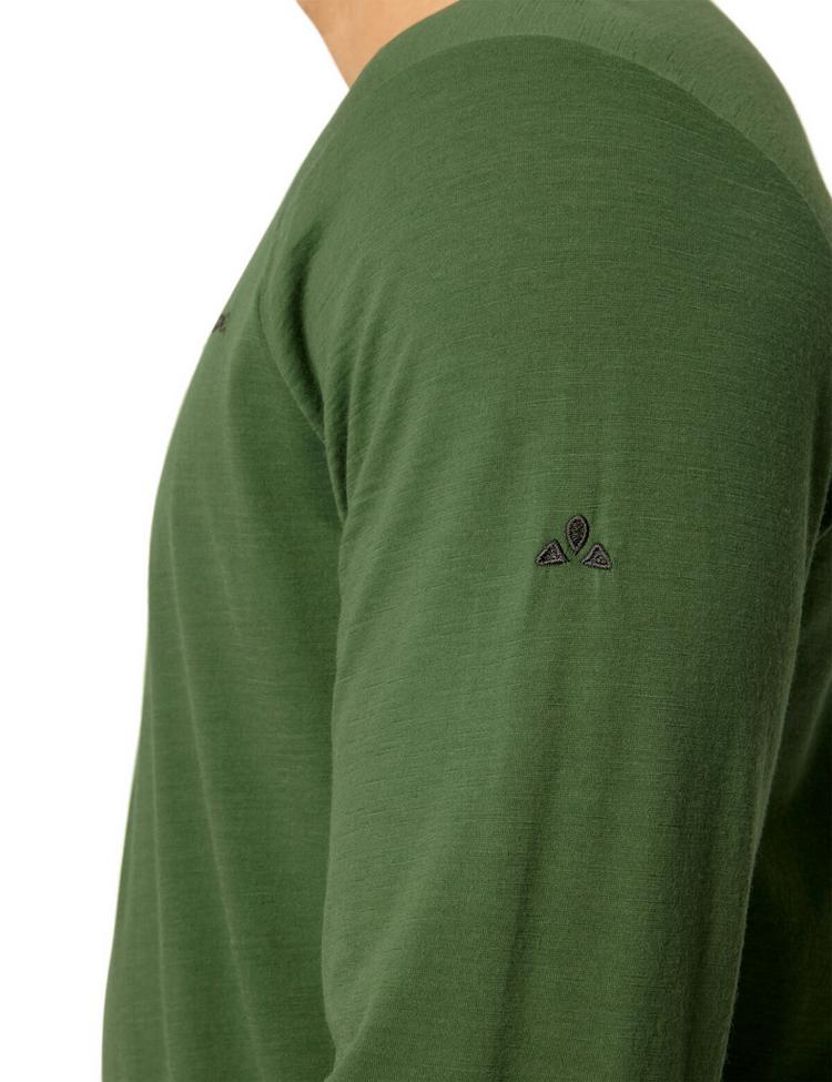 VAUDE VAUDE Men's Essential Wool LS T-Shirt T-Shirt Herren - thyme - 0 | SportScheck