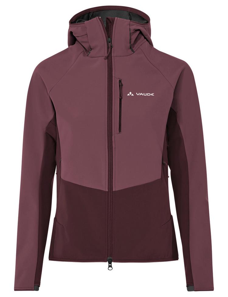 VAUDE VAUDE Women's Larice Softshell Jacket Outdoorjacke Damen - ruby dusk - 0 | SportScheck