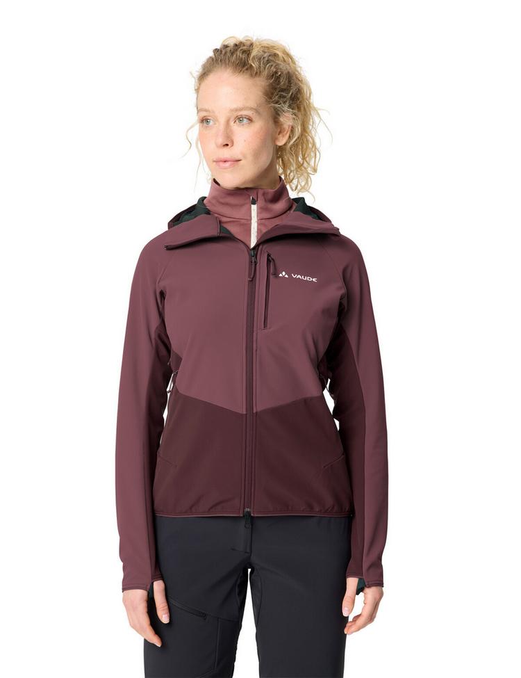 VAUDE VAUDE Women's Larice Softshell Jacket Outdoorjacke Damen - ruby dusk - 0 | SportScheck
