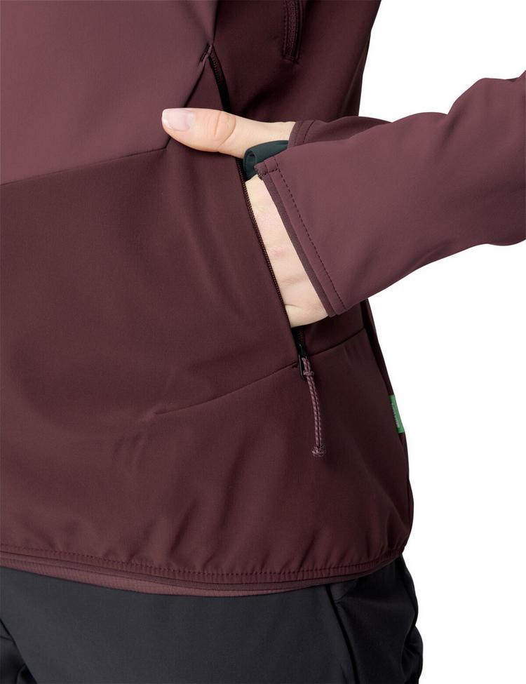 VAUDE VAUDE Women's Larice Softshell Jacket Outdoorjacke Damen - ruby dusk - 0 | SportScheck
