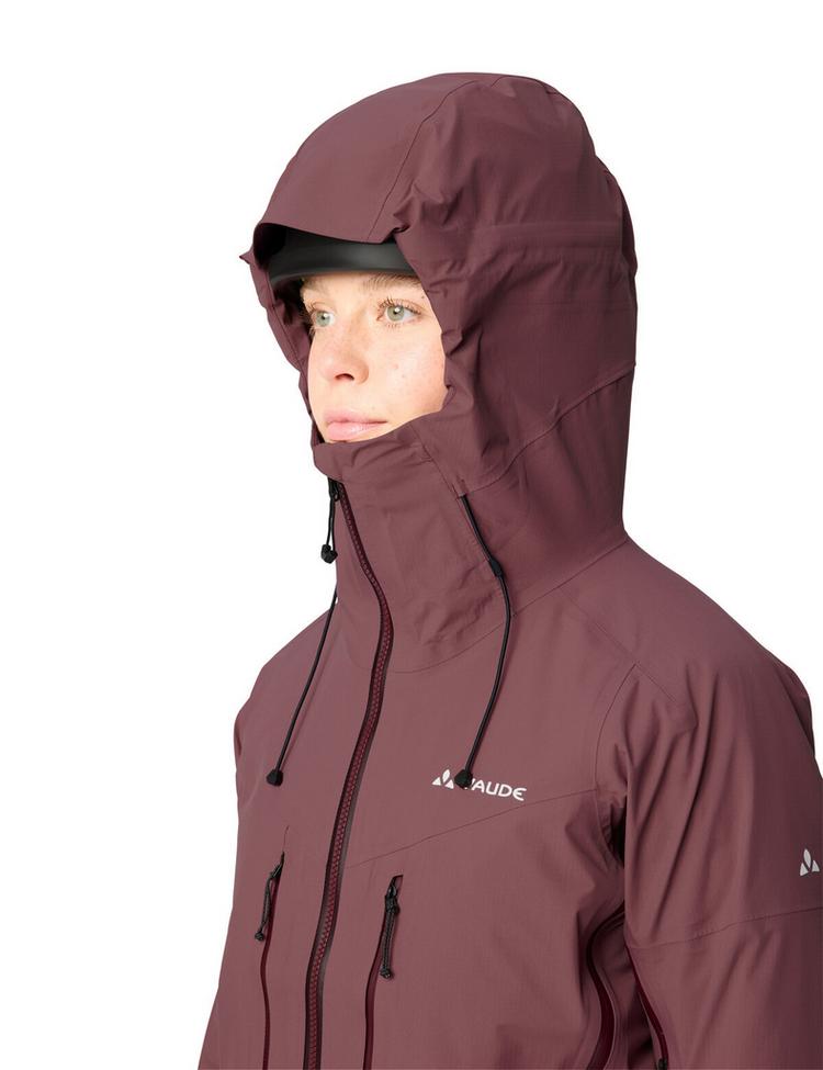 VAUDE VAUDE Women's Monviso 3L Jacket II Outdoorjacke Damen - ruby dusk - 1 | SportScheck