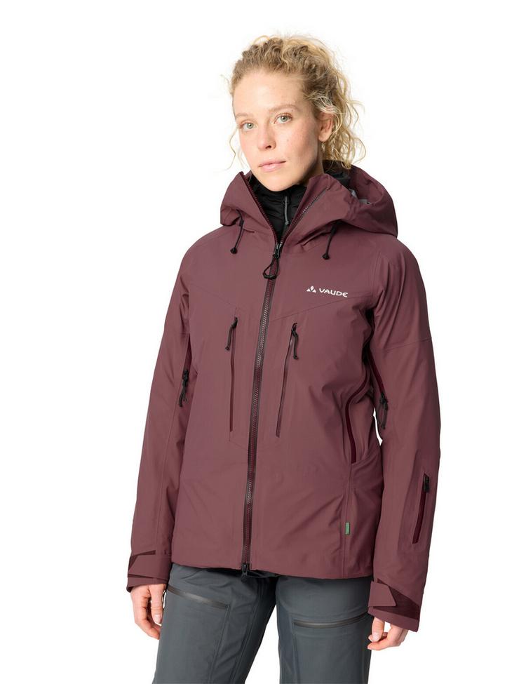 VAUDE VAUDE Women's Monviso 3L Jacket II Outdoorjacke Damen - ruby dusk - 2 | SportScheck