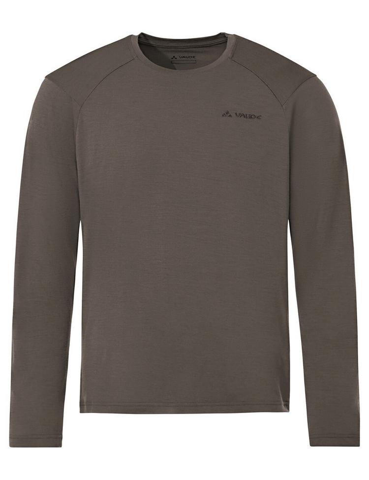 VAUDE VAUDE Men's Essential Wool LS T-Shirt T-Shirt Herren - deer brown - 0 | SportScheck